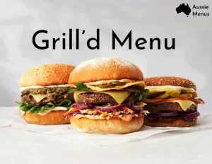 Grill’d Menu Burgers